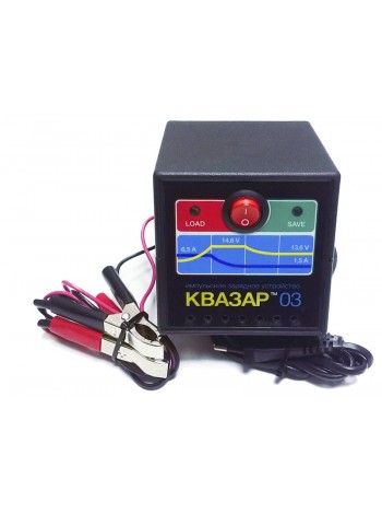 Импульсное зарядное устройство для автомобильных аккумуляторов Квазар-03